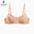 Bralette triangle design chaud avant fermeture triangle Broderie soutien gorge design simple triangle noir transparent bralette